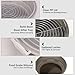 ENUODA Collapsible Batter Bowl No Mess Breader Shaker Bowl with Lid, All in one Silicone Flour Batter Shaker with Stainless Steel Sifter for Breading Food Fish Chicken Wings Onion Rings, Grey