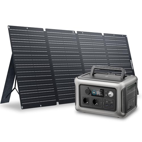 ALLPOWERS R600 générateur solaire avec panneaux solaire pliables de 200W