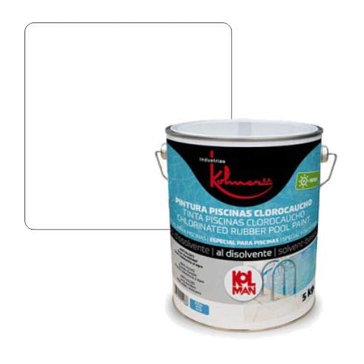 Pintura De Piscinas Clorocaucho Kolmer Papcae. Pintura Para Piscinas Impermeable. (Blanco)