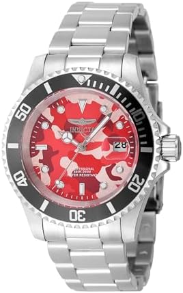 Invicta Pro Diver Men 40mm Stainless Steel Steel Grey+Camouflage dial PC32 Quartz Invicta Pro Diver Men 40mm Stainless Steel Steel Grey+Camouflage dial PC32 Quartz
