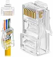 いますぐドットコム Amazon.com: LINKUP - RJ45 Cat6 Connectors EZ Pass Through