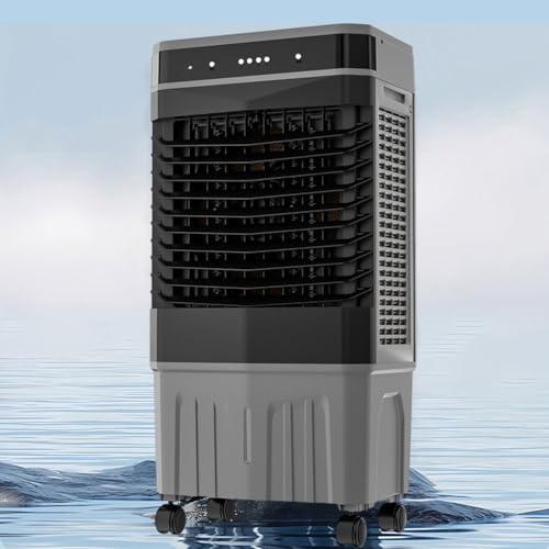 Enfriador de aire evaporativo portátil de bajo ruido con gran tanque y ventilador oscilante