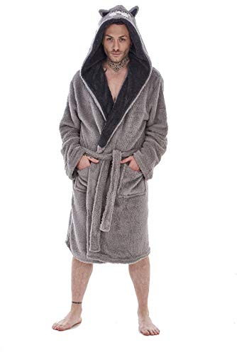 KM186-LXL - Mens Wolf Head Gown - Size L/XL