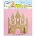 Gold Glitter Princess Castle Centerpiece (35cm) 1 Piece - Perfect for Enchanting Decorations