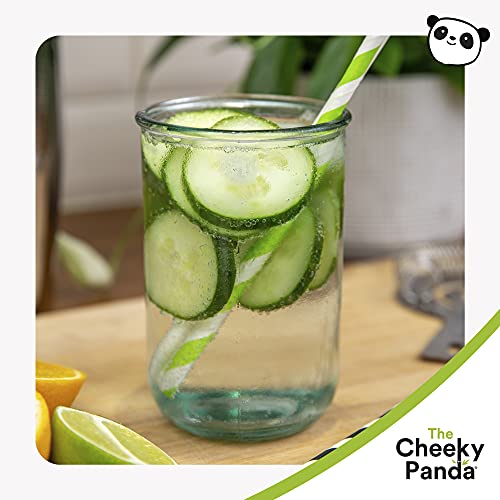 The Cheeky Panda - Bambus Strohhalme - 24x 250 Stück - Farbe: Schwarz/Weiß - Umweltfreundliche & biologisch abbaubare… - Image 6