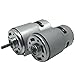 LVLOZ High Torque D Shaft 775 DC Motor 12-24V Double Ball Bearing Motor for Electric Power Tool, Vacuum Cleaner Motor, Electric Drill Motor Tools (Color : 775round Shaft Motor, Size : 24v)