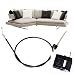 Poweka Palanca con Cable de Sillón y Sofá Reclinable Relax Metálica Negra...