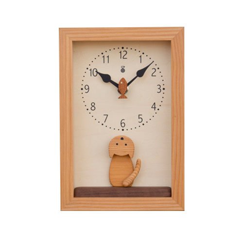 Amazon.co.jp: キコリ（KICORI） 仔猫の時計 K156│時計 置き時計