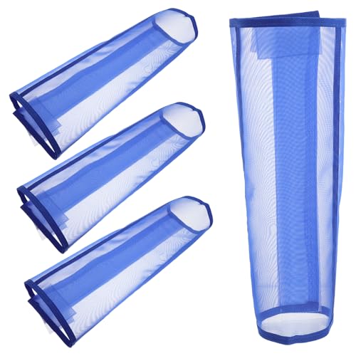 Botas antimoscas para caballo transpirables con diseño antideslizante azul 2