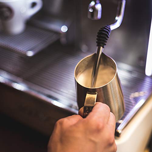 Barista & Co 690057 Esfera estándar Profesional en Jarra de Leche, Acero aleado, Plata - Imagen 6