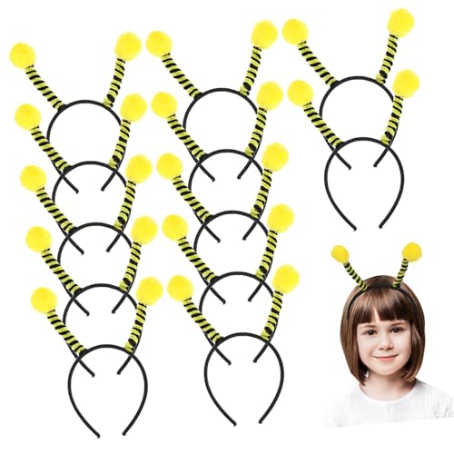 Bandeaux Abeille Veemoon : Lot de 24 Serre-Têtes Confortables pour Costume de Fête et Carnaval