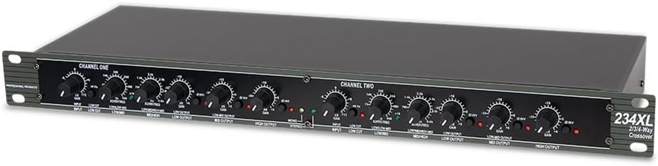 234XL Stage Crossover Professional Bass 2 Crossover 3 Crossover 4 Crossover Electronic Audio Crossover US Plug, 500719236A1