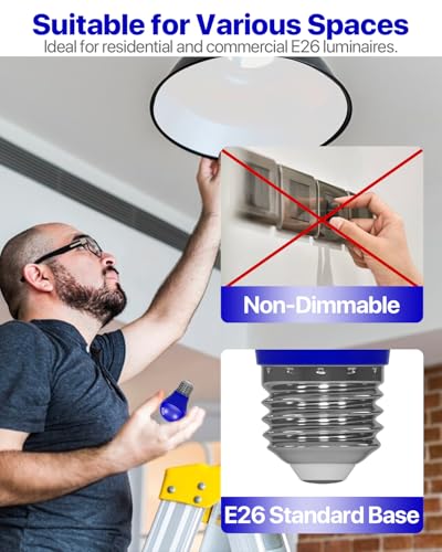 Oraluce G45E26 6 Colors Porch Light Bulb 40 Watt Equivalent,A15 Led Bulbs thumb #5
