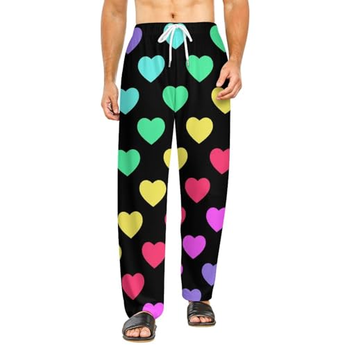 Bas de pyjama femme long Color Love en taille S pantalon de nuit
