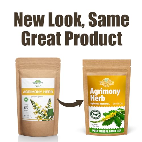 Image of 1.8 oz. Agrimony Herb Dried Cut Agrimony Flower Tea (Agrimonia Eupatoria L.) - Agrimonia Herbal Tea 50g (1.8 Oz)