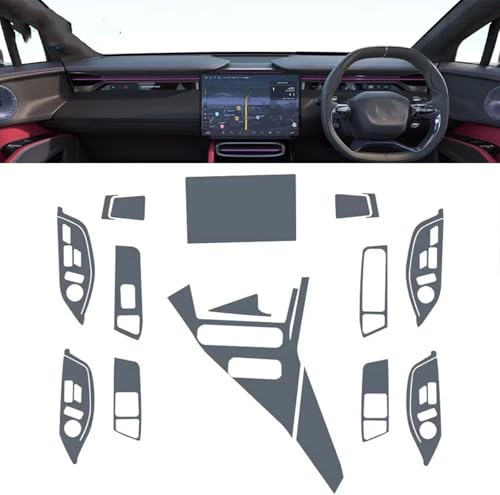 Film de protection pour console Lotus Eletre 2023 finition invisible