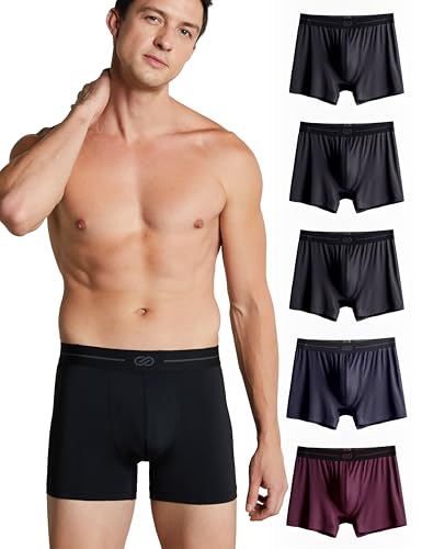Image of Symbol Premium Men's Microfiber Blend Ultra-Soft Stretch Trunks | Underwear (Available in Combo Packs)