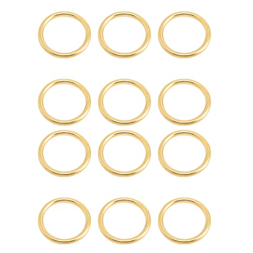 Laffle Gold Napkin Rings Set Of 12, Gold Napkin Rings Metal Napkin Rings Bulk,Napkin Rings For Wedding,Dinner Parties,Versatile Napkin Holder Rings For Dinning Table Decor (12) #TOP1