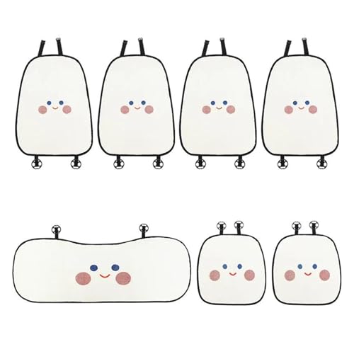 Housse de siège de voiture respirante universelle en peluche d'hiver avec ornements d'intérieur