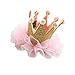 Produktbild Haodou Krone Haarreif Kinder Baby Chiffon Blume Crown Haarspange Spitze Blume Haarnadel Kleinkinder Kinder Mädchen Party Perle Prinzessin Headwear Gold