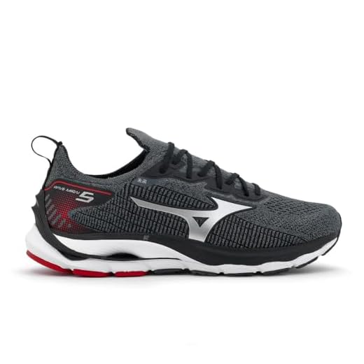TÊNIS MASCULINO MIZUNO MIRAI 5 ESPORTIVO PARA CORRIDA CAMINHADA Cor:Cinza;Tamanho:43