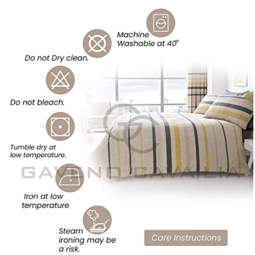 Gaveno Cavailia Luxurious Akari Floral Duvet Cover, Super Soft & Cosy Swan Quilt Set, Easy Care Reversible Bedding, Polycotton - Image 6
