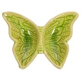 Homoyoyo Keramik doppelschale mit Glatte Oberfläche Vielseitig Nutzbar als Essig Soßenschale Ätherische Ölhalter Praktische Elegante Aromaschale für Beauty Salon und