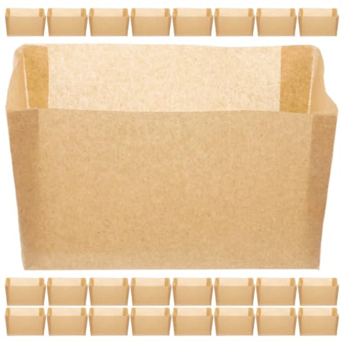 KICHOUSE Carta da Forno Antiaderente per Pane Tostato 50 Pirottini per Teglia da Fodera per Forno Resistente alle Alte Temperature