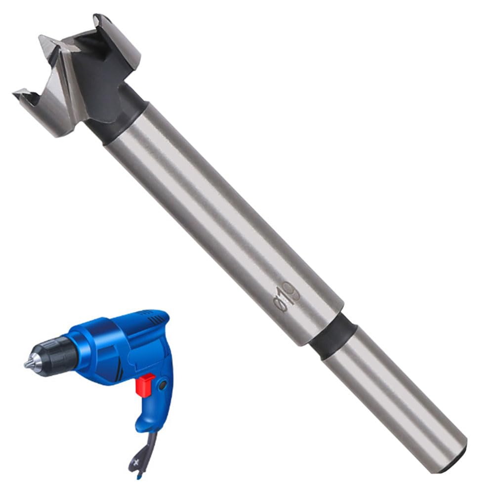 LNJBABAO 19mm Forstner Drill Bit Forstner Bit Wood Drill Bits for Holes Hinge Cutter for Woodworking (diameter 6mm