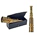 Handheld Brass Pirate Navigation Telescope with Wooden Box - by Explore (17")