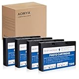 Aomya Paquete de 4 cartuchos de tinta compatibles T5846 compatibles con...