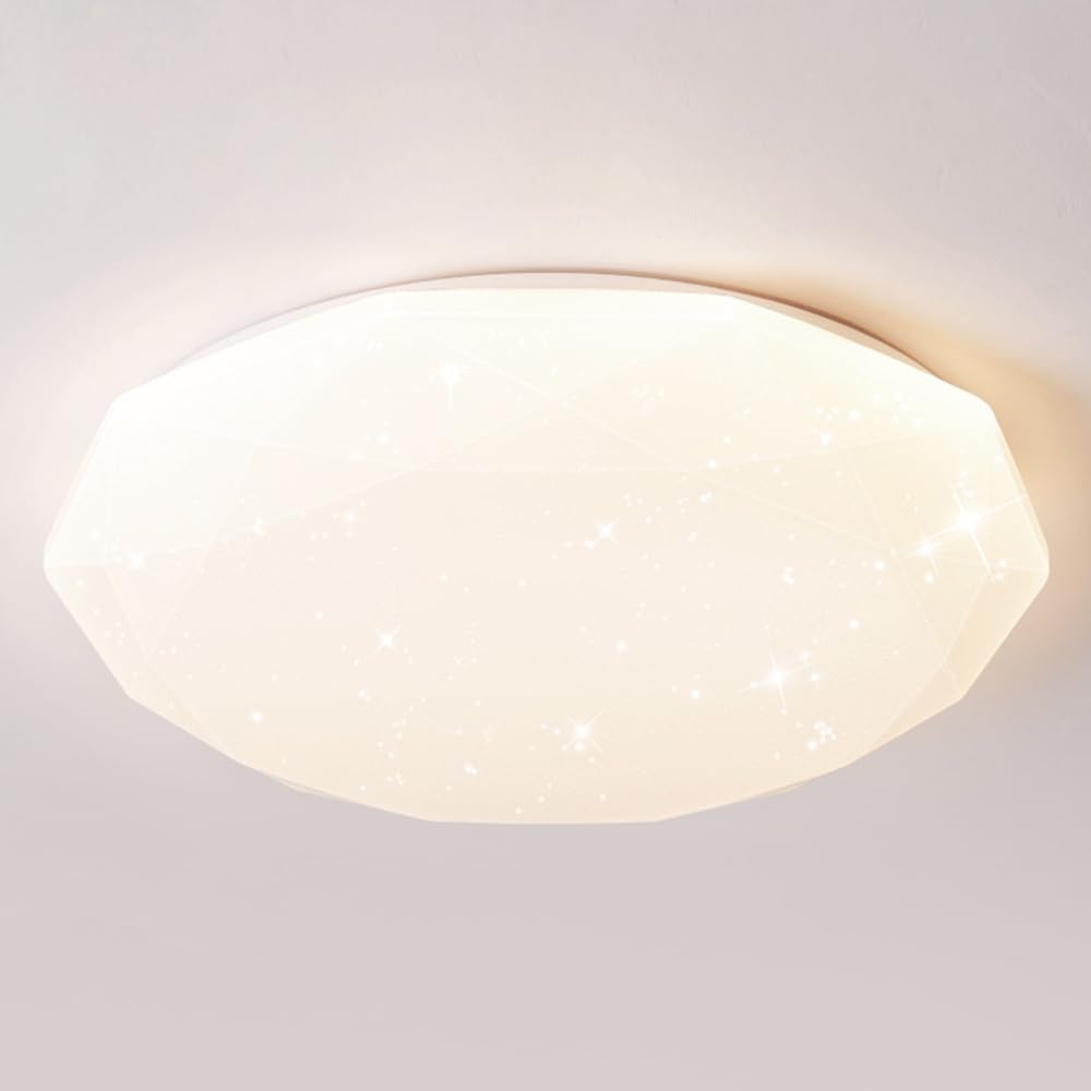 HXYSXHJUO Flush Mount LED Ceiling Light Dimming Chandelier with Remote Control Children's Room Lamp Modern Round Lights for Living Kids Bedroom Hallway