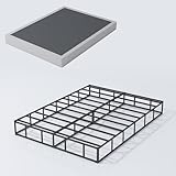XINXINYAN 4 Inch Box Spring Full,Heavy Duty Full Size Box Spring,Sturdy Metal BoxSprings Only with Fabric Cover Set, Easy Assembly, Noise Free