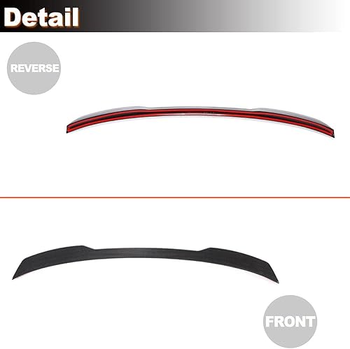 Miniatura 7 de MCARCAR KIT Alerón de maletero de fibra de carbono real G11 para BMW Serie 7 G11 G12 740i 750i Sedan 4 puertas 2016-2022 Tapa trasera para maletero