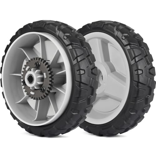 GICOOL 580365301 8 Inch Lawn Mower Drive Wheels for Husqvarna Craftsman 2 Pack