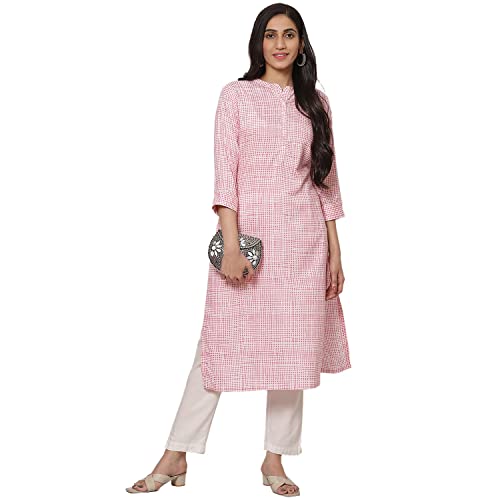 Image of Rangriti Olive Green Liva Straight Kurta for Women