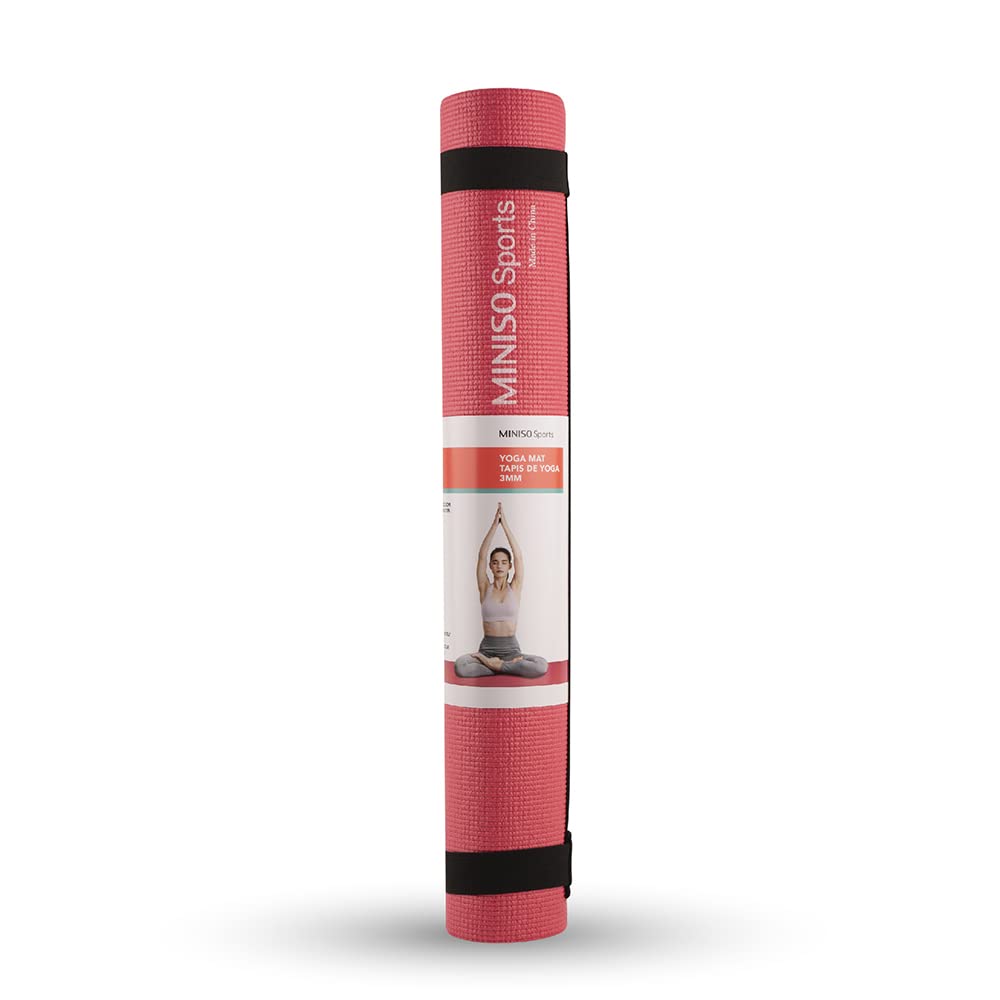 MINISO PVC Yoga Mat Thick Perfect for Home or Gym UseExercise Mats