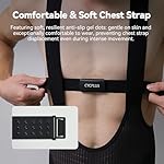 CYCPLUS Heart Rate Monitor Chest Strap H2Pro, Bluetooth ANT+ Heart Rate Monitor Chest Sensor with 500h Battery, IPX7 Waterproof and Dustproof, HRM Works with Strava/Cycplus Fit App - Image 4