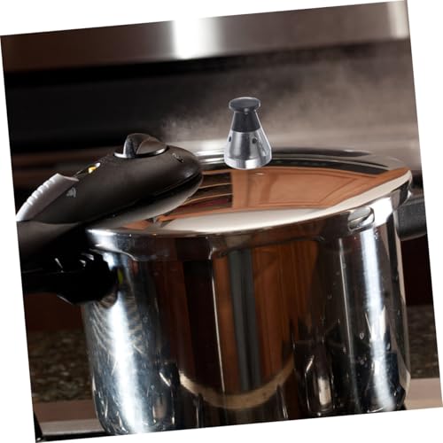 Repuesto de válvula de seguridad y válvula de alivio para olla de presión, tamaño mediano 60kpa, tubo de escape a prueba de explosiones, accesorio de cocina juego de 2 miniatura 4
