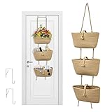 Tür Wand Organizer, Hängeorganizer Organizer Wandkorb mit 3 stufiger...
