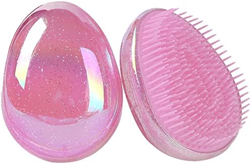 VinBee Wet Detangler Hair Brush, Detangling Hair Extension Brush for Hair Women, Girls and Kids childrens Mini Compact Hair Brush CombStarry Sky Blue