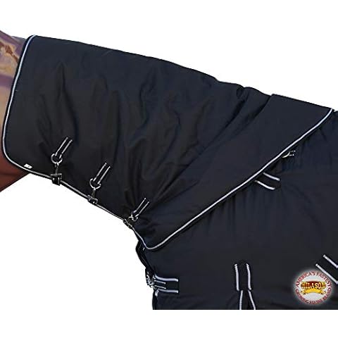 HILASON 1200D Winter Waterproof Poly Turnout Horse Hood Neck Cover | Horse Hood | Horse Turnout Hood | Horse Neck Covers for Winter | Waterproof Neck Cover for Horses Cover