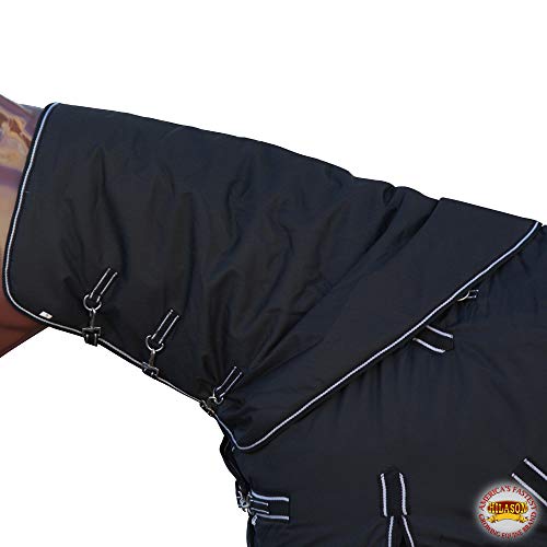 HILASON 600D Winter Waterproof Poly Turnout Horse Hood Neck Cover | Covers for Horses