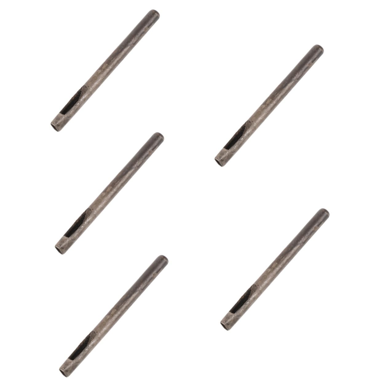 SHINEOFI 5pcs Leather Craft Punching Tool Puncher for DIY Projects for Leather Banners and More Multi-use Handheld Punch for Crafting and Upholstery