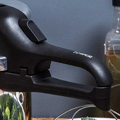 Tower Hi Dome Aluminium Pressure Cooker, 6L, Silver - Image 4