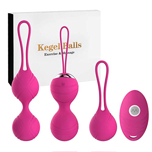 Abandship 2 in 1 Kegel Balls for Women Beginners & Advanced - 3 Ben Wa Balls Kegel Exercise Weights Products, Doctor Recommended Tightening Training Sets for Bladder Control and Pelvic Floor Exercises