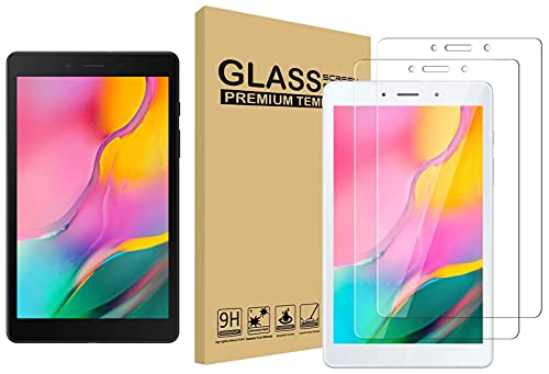 Image of Samsung Galaxy Tab A 8.0, Wi-Fi + 4G Tablet, 20.31 cm (8 inch), 2GB RAM, 32GB ROM Expandable, Slim and Light, Black + 2 Pack Tempered