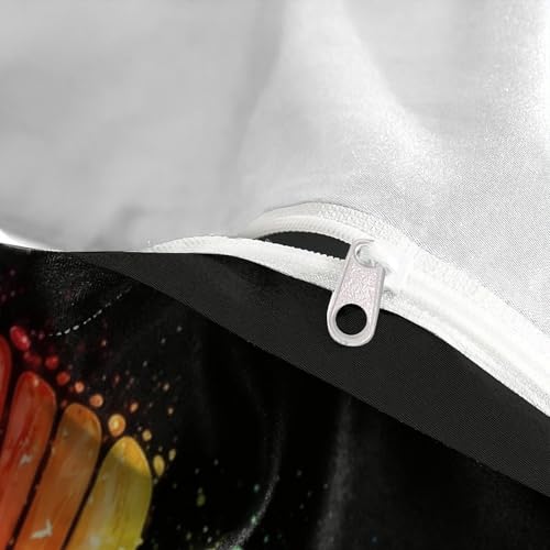 Parure de Lit Papillon Arc-en-Ciel 3D pour Créer un Cocon Douillet dans une Chambre d'Ado - 8