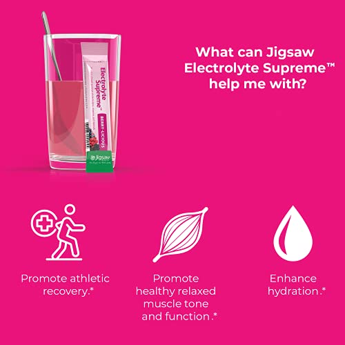 Jigsaw Health Electrolyte Supreme Packets, Berry Licious, 60 Servings #TOP3