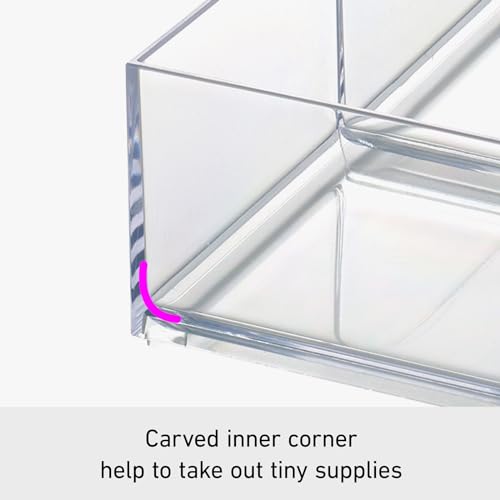 Image of Like-It Stackable Tray - Small, 2 Deep Divisions